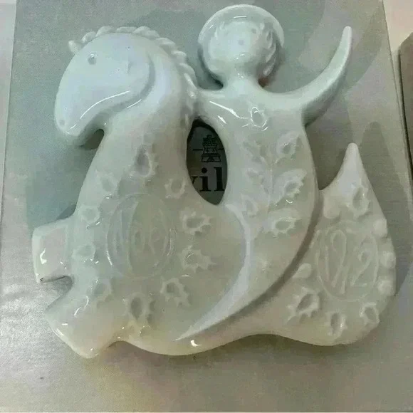 7 Piece Set Haviland Christmas Ornaments PORCELAIN  Limoges France 1971-1979 - Picture 4 of 10